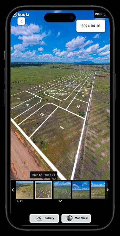 virtual tours and aerial views from plotviewer plataform powered by aerialGIS